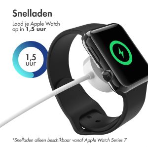 iMoshion Oplaadkabel Apple Watch USB-C en USB-A - 0,5 meter - Wit