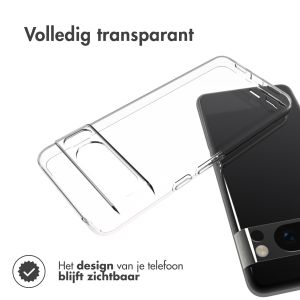 Accezz Clear Backcover Google Pixel 8 Pro - Transparant