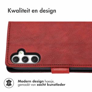 iMoshion Luxe Bookcase Samsung Galaxy A25 - Rood