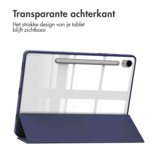 iMoshion Trifold Hardcase Bookcase Samsung Tab S9 FE 10.9 inch / Tab S9 11.0 inch - Donkerblauw