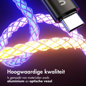 iMoshion Snellaadkabel RGB - USB-C naar USB-C kabel - 1 meter