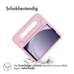 iMoshion Kidsproof Backcover met handvat Samsung Galaxy Tab A9 8.7 inch - Lichtroze