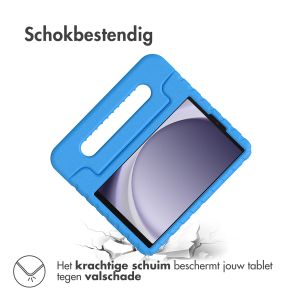 iMoshion Kidsproof Backcover met handvat Samsung Galaxy Tab A9 8.7 inch - Blauw