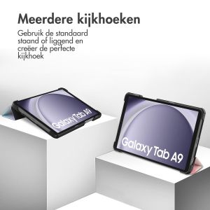 iMoshion Trifold Design Bookcase Samsung Galaxy Tab A9 8.7 inch - Sky
