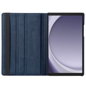 iMoshion 360° draaibare Bookcase Samsung Galaxy Tab A9 8.7 inch - Donkerblauw