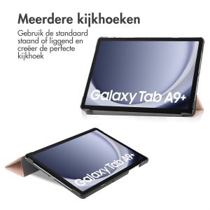 iMoshion Trifold Bookcase Samsung Galaxy Tab A9 Plus - Rosé Goud