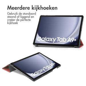 iMoshion Trifold Bookcase Samsung Galaxy Tab A9 Plus - Rood