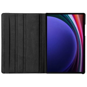 iMoshion 360° draaibare Bookcase Samsung Galaxy Tab S9 / Tab S9 FE - Zwart