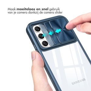 iMoshion Camslider Backcover Samsung Galaxy S23 FE - Donkerblauw