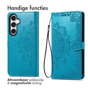 iMoshion Mandala Bookcase Samsung Galaxy S23 FE - Turquoise