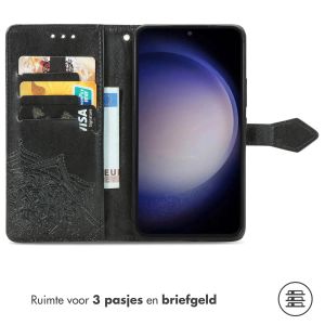 iMoshion Mandala Bookcase Samsung Galaxy S23 FE - Zwart