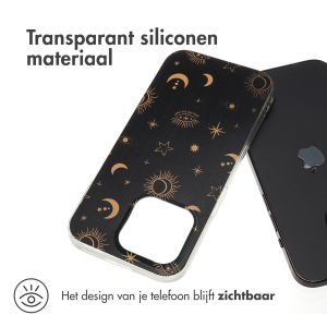 iMoshion Design hoesje iPhone 15 Pro - Sky Black