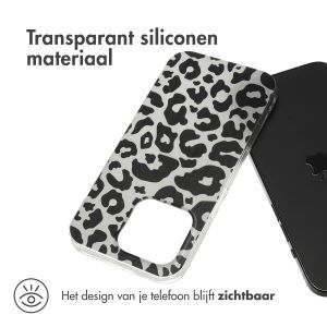 iMoshion Design hoesje iPhone 15 Pro - Luipaard / Zwart