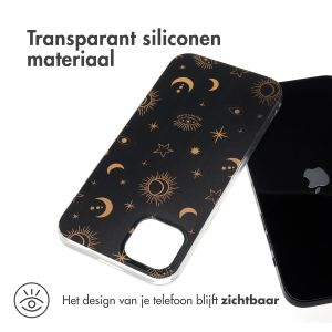 iMoshion Design hoesje iPhone 15 Plus - Sky Black