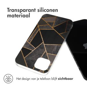 iMoshion Design hoesje iPhone 15 Plus - Black Graphic
