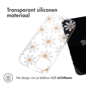 iMoshion Design hoesje iPhone 15 Plus - Daisy flower