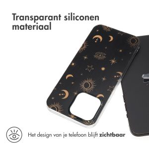iMoshion Design hoesje iPhone 15 Pro Max - Sky Black