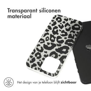 iMoshion Design hoesje iPhone 15 Pro Max - Luipaard / Zwart