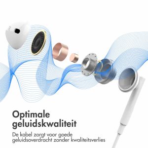 iMoshion Oordopjes - Bedrade oordopjes - AUX / 3,5 mm Jack aansluiting - Wit