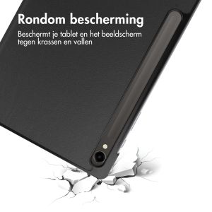 iMoshion Trifold Bookcase Samsung Galaxy Tab S9 11.0 inch - Zwart