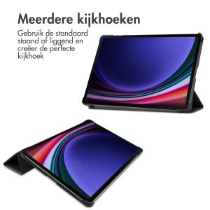 iMoshion Trifold Bookcase Samsung Galaxy Tab S9 11.0 inch - Zwart
