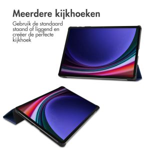 iMoshion Trifold Bookcase Samsung Galaxy Tab S9 Plus 12.4 inch - Donkerblauw