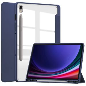 iMoshion Trifold Hardcase Bookcase Samsung Galaxy Tab S9 - Donkerblauw