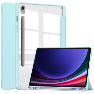 iMoshion Trifold Hardcase Bookcase Samsung Galaxy Tab S9 11.0 inch - Lichtblauw