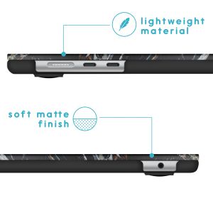 iMoshion Design Laptop Cover MacBook Air 15 inch (2023) / Air 15 inch (2024) M3 chip - A2941 / A3114 - Black Marble