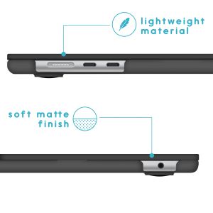 iMoshion Laptop Cover MacBook Air 15 inch (2023) / Air 15 inch (2024) M3 chip - A2941 / A3114 - Zwart