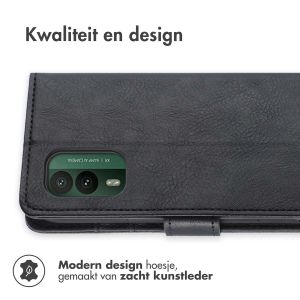 iMoshion Luxe Bookcase Nokia XR21 - Zwart