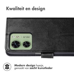 iMoshion Luxe Bookcase Motorola Edge 40 - Zwart