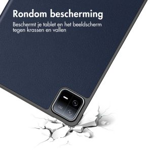 iMoshion Trifold Bookcase Xiaomi Pad 6 / 6 Pro - Donkerblauw