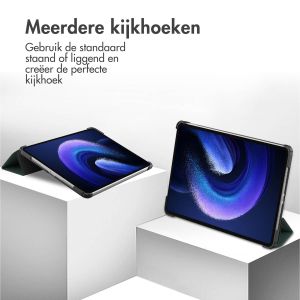 iMoshion Trifold Bookcase Xiaomi Pad 6 / 6 Pro - Donkergroen