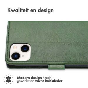iMoshion Luxe Bookcase iPhone 15 - Groen