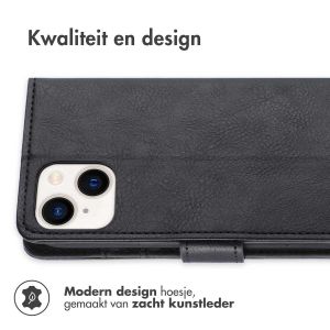iMoshion Luxe Bookcase iPhone 15 - Zwart