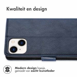 iMoshion Luxe Bookcase iPhone 15 Plus - Donkerblauw