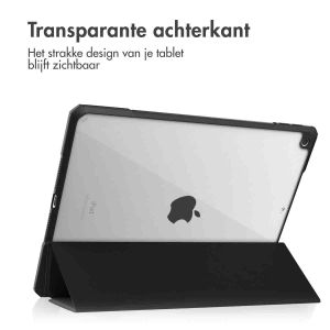 iMoshion Trifold Hardcase Bookcase iPad 7 (2019) / iPad 8 (2020) / iPad 9 (2021) 10.2 inch  - Zwart