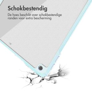 iMoshion Trifold Hardcase Bookcase iPad 7 (2019) / iPad 8 (2020) / iPad 9 (2021) 10.2 inch - Lichtblauw