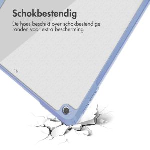 iMoshion Trifold Hardcase Bookcase iPad 7 (2019) / iPad 8 (2020) / iPad 9 (2021) 10.2 inch - Paars