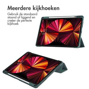 iMoshion Trifold Hardcase Bookcase iPad Pro 11 (2018 - 2022) - Groen