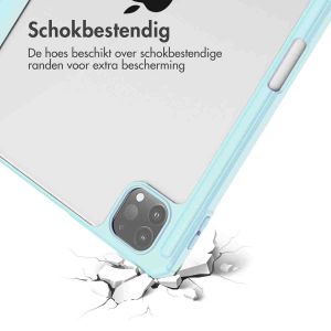 iMoshion Trifold Hardcase Bookcase iPad Pro 12.9 (2018 - 2022) - Lichtblauw