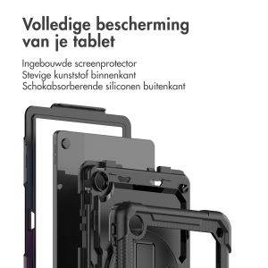 iMoshion Tablet Cover met hand- en schouderstrap Lenovo M10 Plus (3rd gen) - Zwart