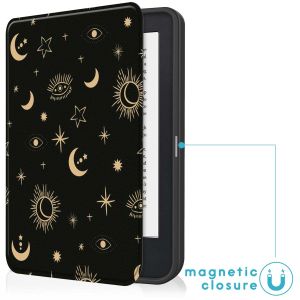 iMoshion Design Slim Soft Case Sleepcover Bookcase Kobo Clara 2E / Tolino Shine 4 - Stars Sky