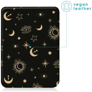 iMoshion Design Slim Soft Case Sleepcover Bookcase Kobo Clara 2E / Tolino Shine 4 - Stars Sky