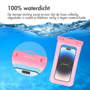 iMoshion Universele waterproof pouch - Waterdichte telefoonhoes - Roze