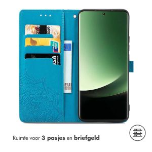 iMoshion Mandala Bookcase Xiaomi 13 Ultra - Turquoise