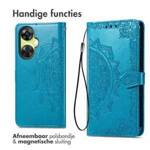 iMoshion Mandala Bookcase OnePlus Nord CE 3 Lite - Turquoise