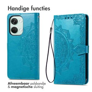iMoshion Mandala Bookcase OnePlus Nord 3 - Turquoise