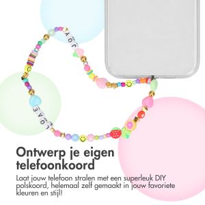 iMoshion DIY telefoonkoord - Universeel - Love / Joy - Meerkleurig